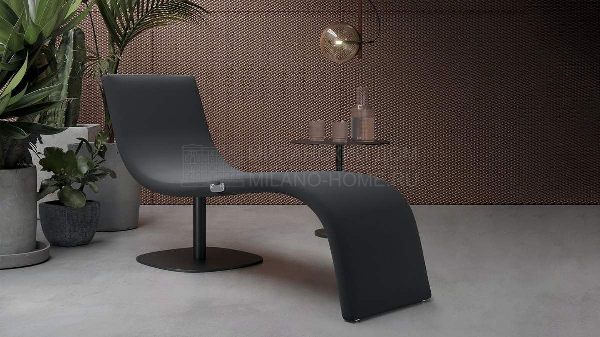 Кожаное кресло Dragonfly armchair-chaise lounge из Италии фабрики BONALDO