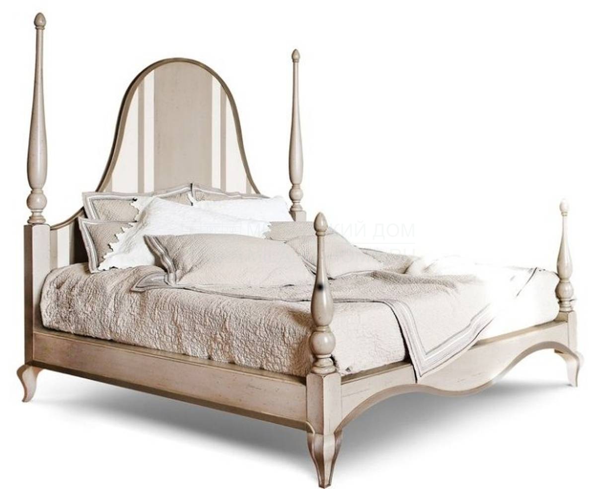 Кровать с деревянным изголовьем Hortense из Франции фабрики ROCHE BOBOIS