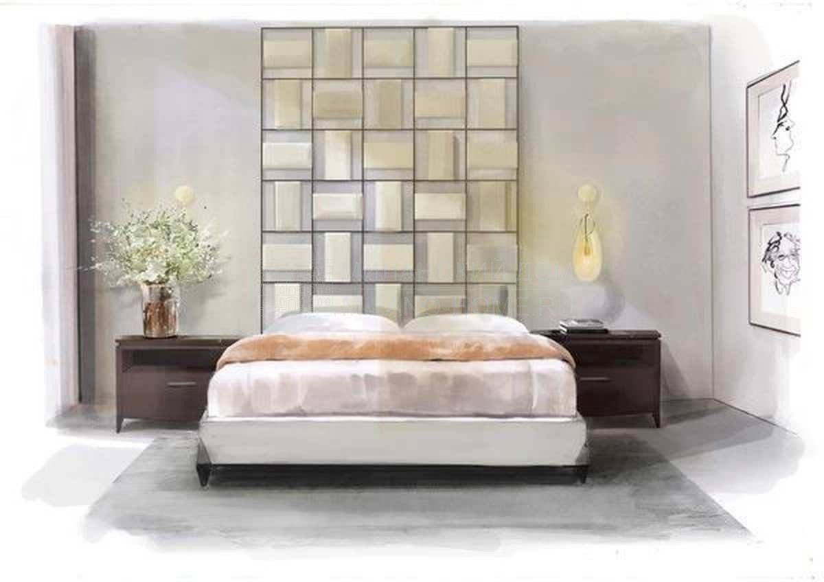 Двуспальная кровать Monolith nuit high bed  из США фабрики CHRISTOPHER GUY