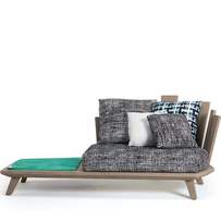 Rafael lounge armchair with coffee table 