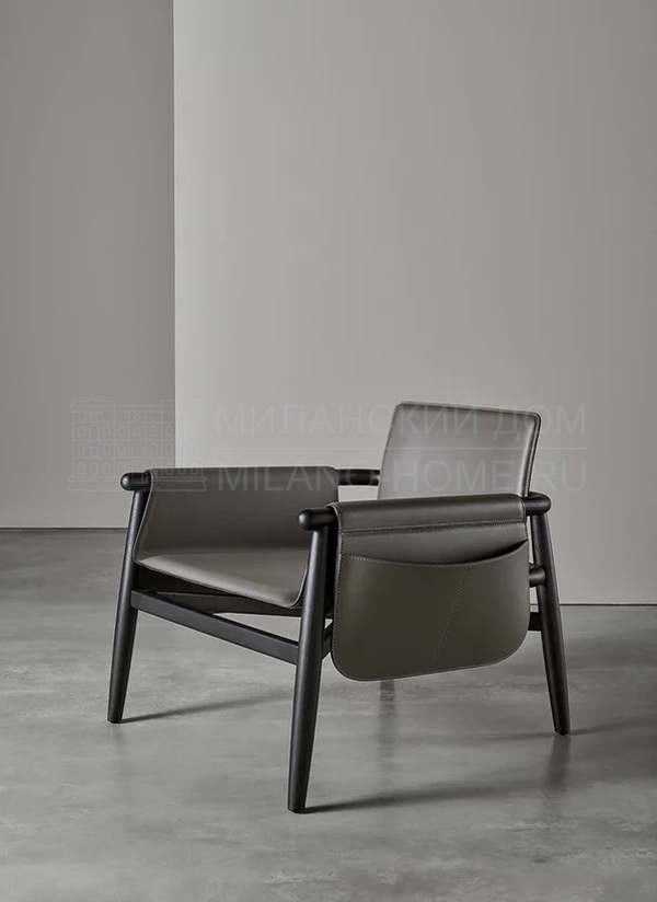 Кожаное кресло Teresa leather armchair из Италии фабрики MERIDIANI