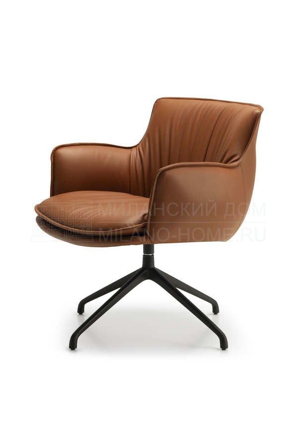 Кожаное кресло Rhonda lounge armchair из Италии фабрики CATTELAN ITALIA