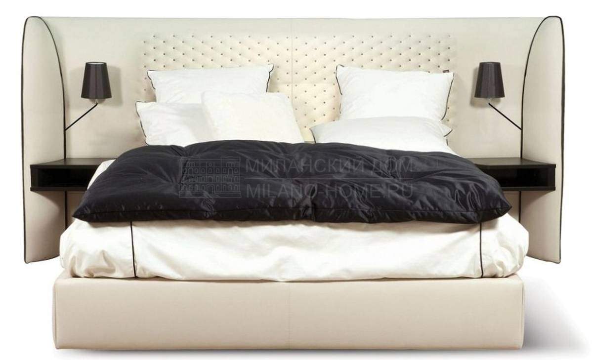 Кожаная кровать Cherche midi из Франции фабрики ROCHE BOBOIS