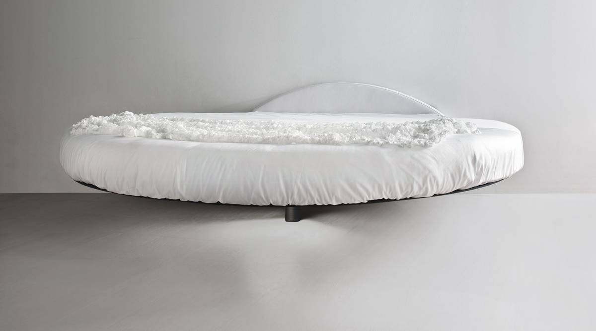 Круглая кровать Air / bed-Fluttua из Италии фабрики LAGO Круглая кровать Air / bed-Fluttua из Италии фабрики LAGO