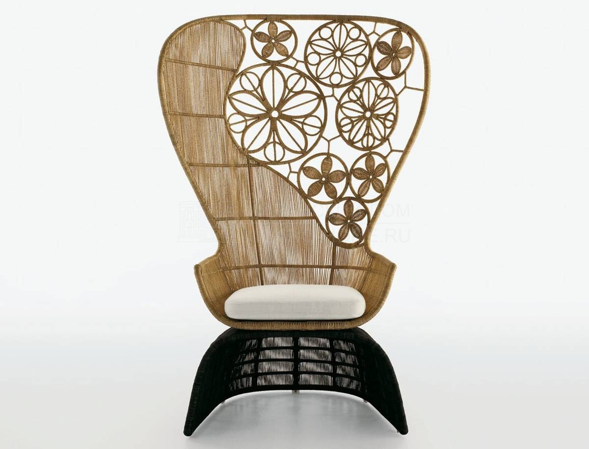 Круглое кресло Crinoline high / art.5C, C5P из Италии фабрики B&B MAXALTO
