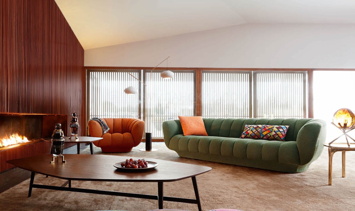 Прямой диван Odea 3-4-seat sofa из Франции фабрики ROCHE BOBOIS