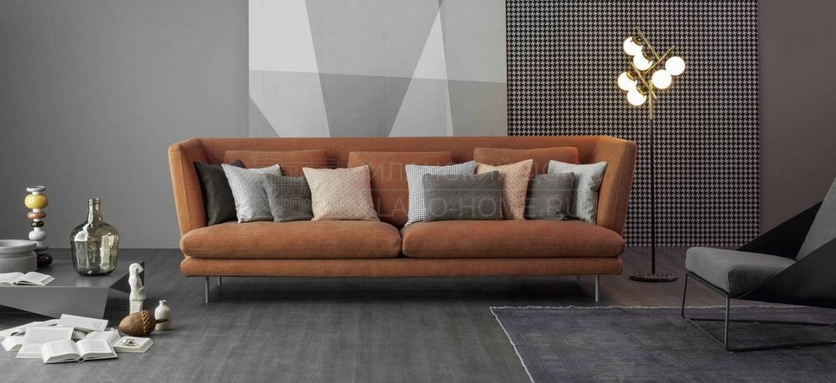 Прямой диван Lars sofa из Италии фабрики BONALDO