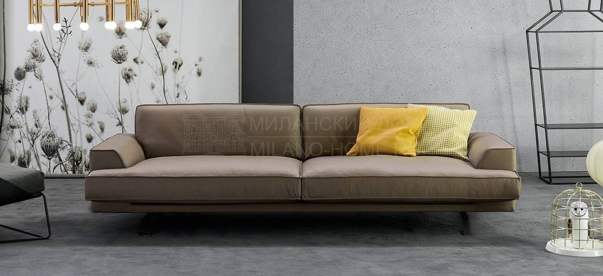 Прямой диван Slab plus sofa из Италии фабрики BONALDO