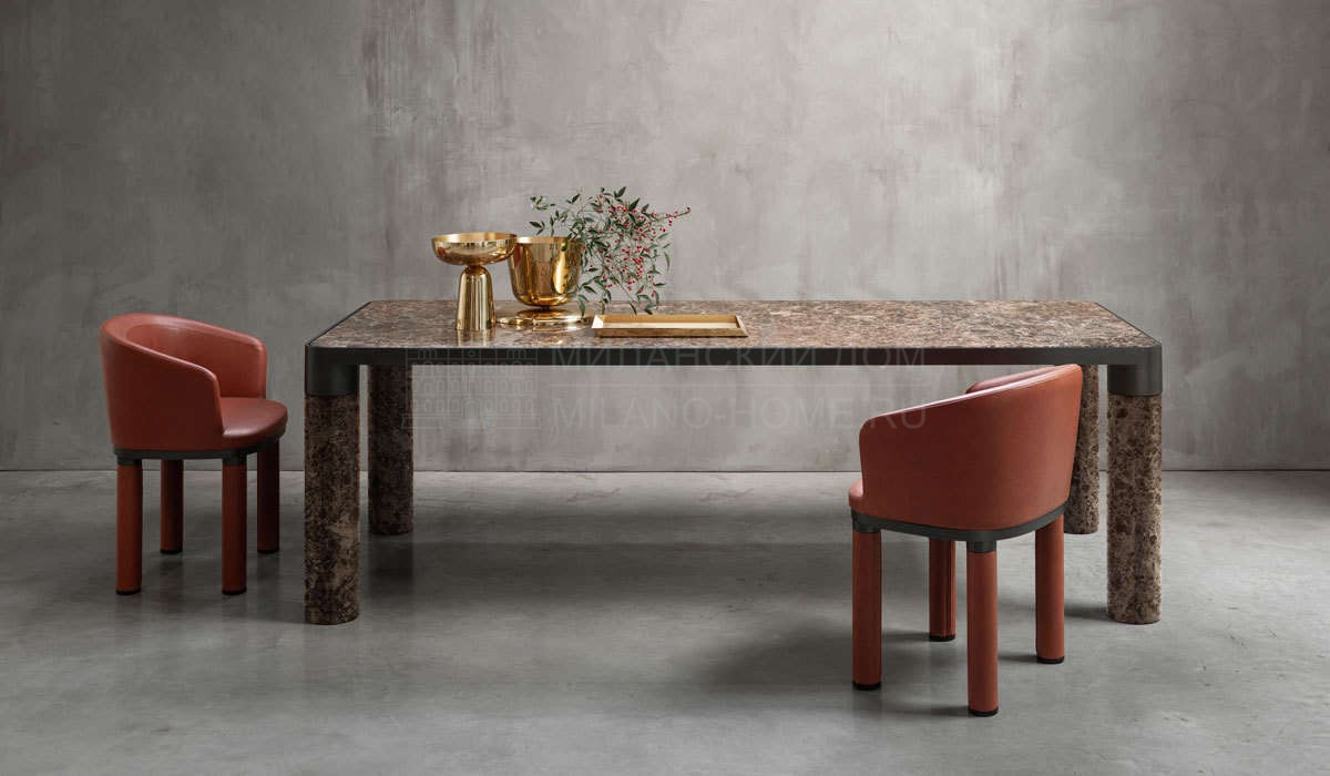Обеденный стол Bold dining table marble из Италии фабрики GHIDINI 1961