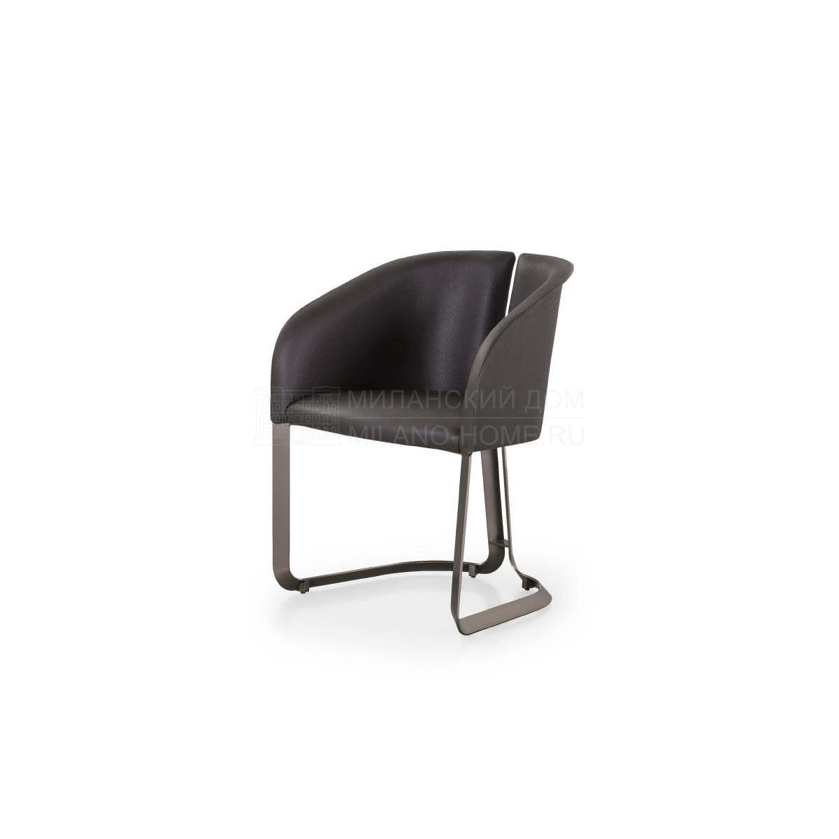 Кожаный стул Milano leather chair из Италии фабрики TURRI