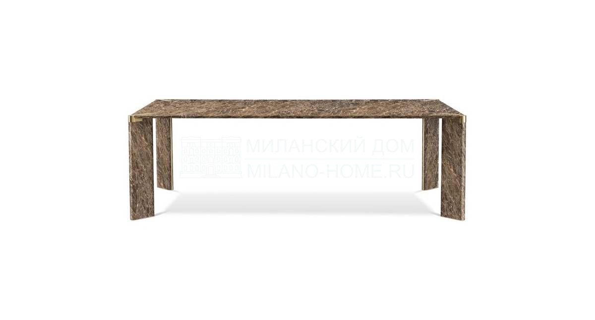 Обеденный стол Ottanta rectangular dining table marble из Италии фабрики GHIDINI 1961
