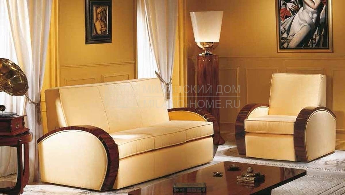 Прямой диван Art Deco/300-70 от PICO MUEBLES из Испании на заказ в Москве -  купить в студии Миланский Дом