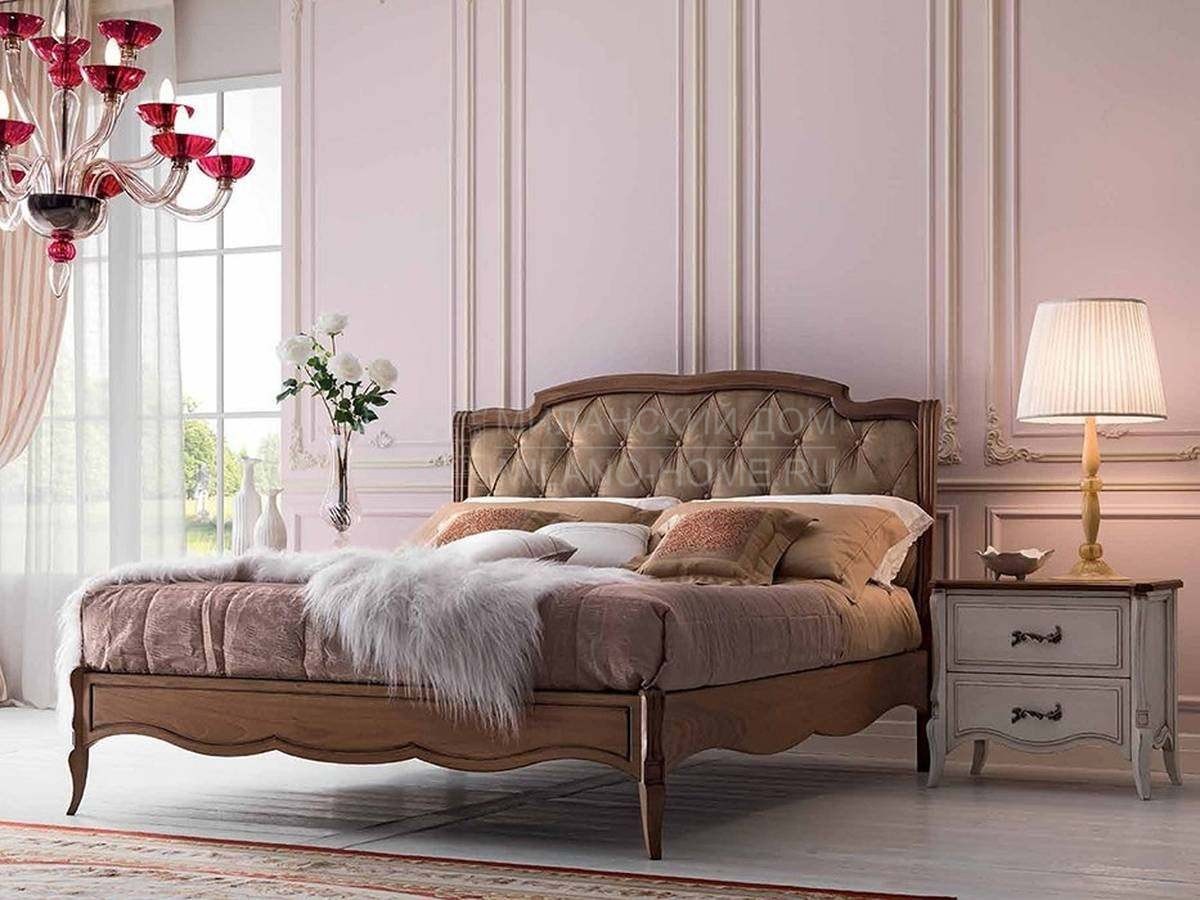 Кровать с мягким изголовьем Cezanne bed из Италии фабрики FM BOTTEGA