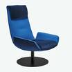 Лаунж кресло Amelie armchair blue — фотография 2