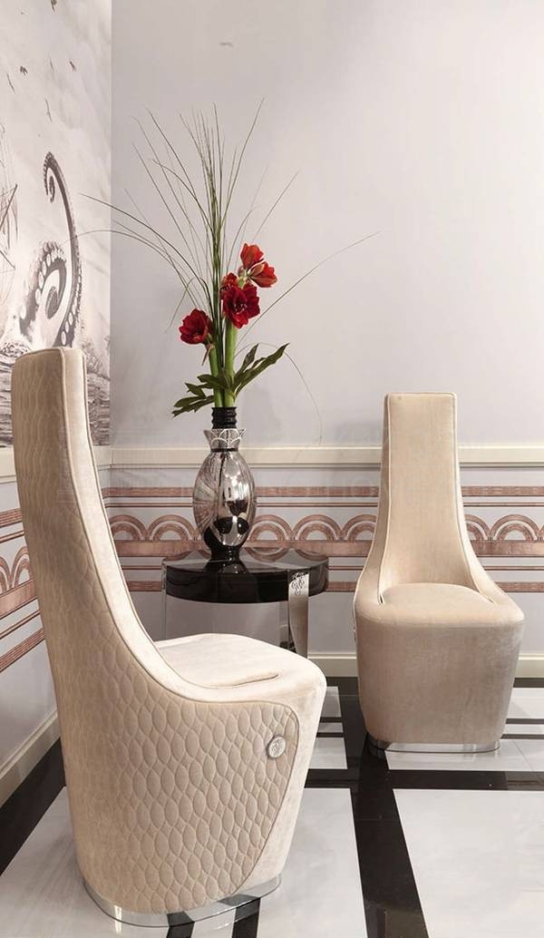 Кожаный стул Le Rombo из Италии фабрики IPE CAVALLI VISIONNAIRE