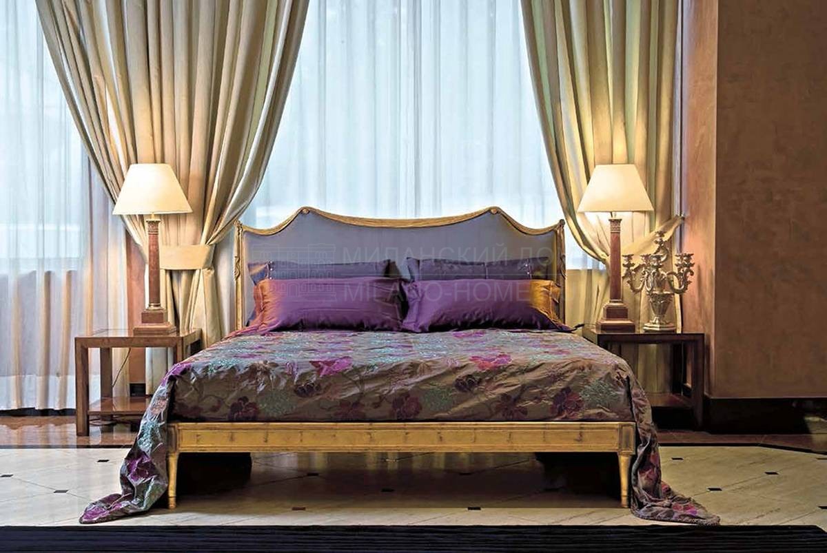Кровать с мягким изголовьем 1465 из Италии фабрики SALDA