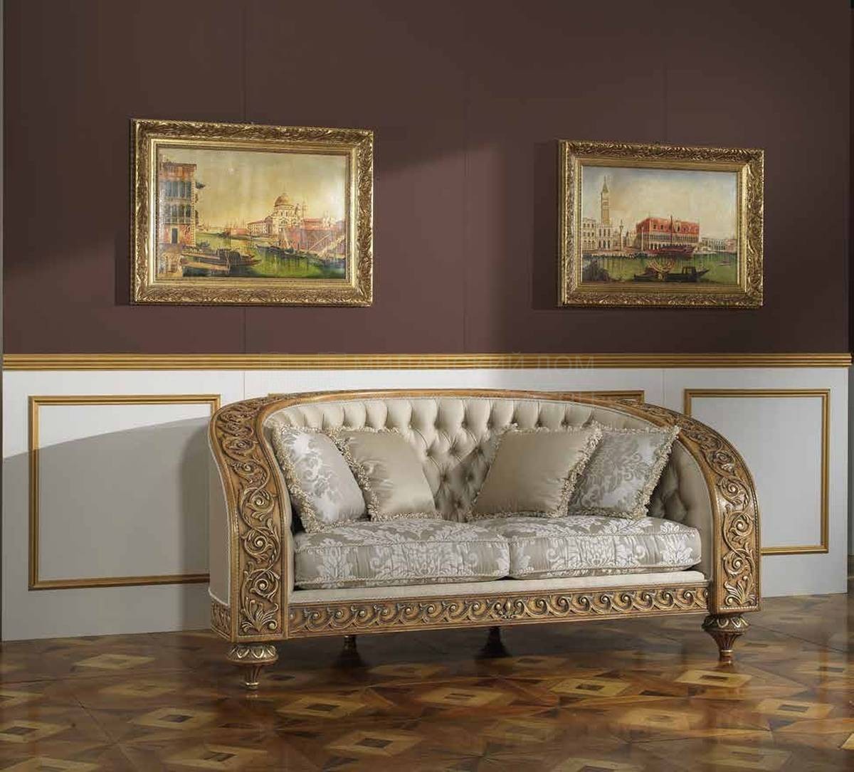 Прямой диван Francesco Molon/D450.01 из Италии фабрики FRANCESCO MOLON