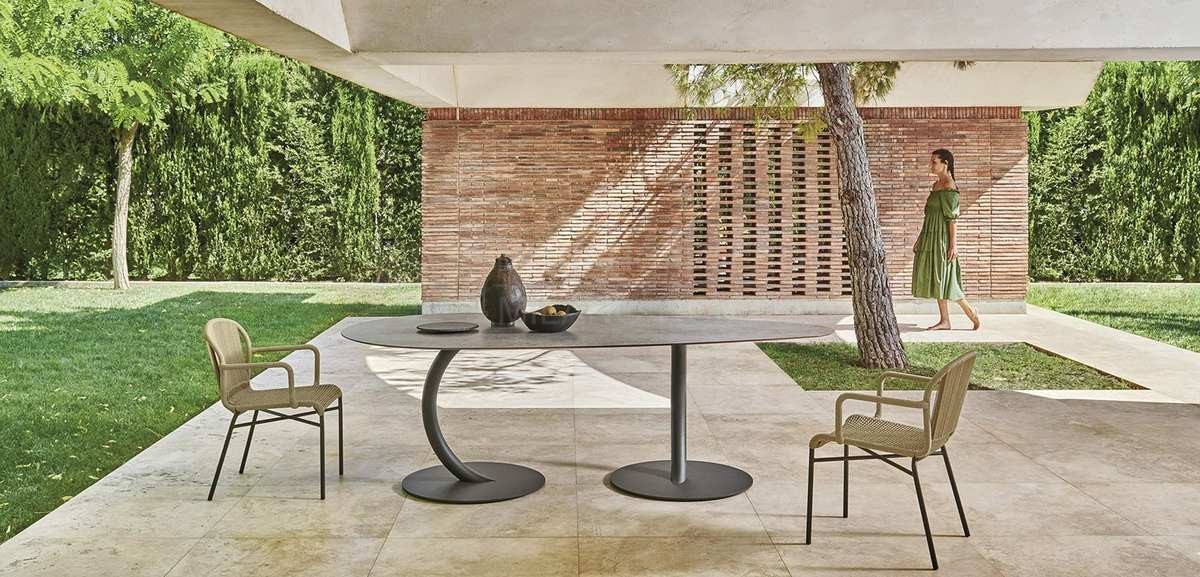 Обеденный стол Flexion dining table из Италии фабрики VARASCHIN
