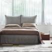 Кровать с мягким изголовьем Milos/bed-2