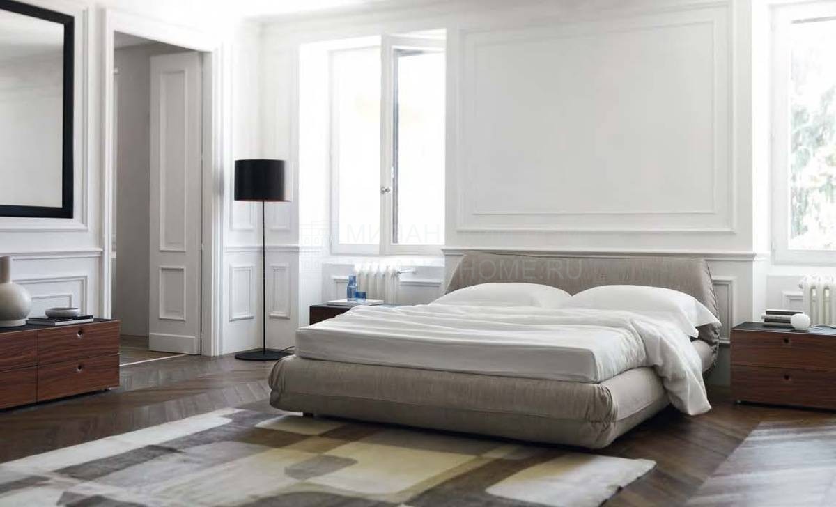 Кровать с мягким изголовьем Nest/bed из Италии фабрики ORIZZONTI