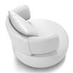 Кожаное кресло Curl armchair — фотография 4