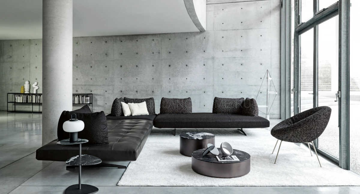 Прямой диван Lovely day sofa leather из Италии фабрики DESIREE