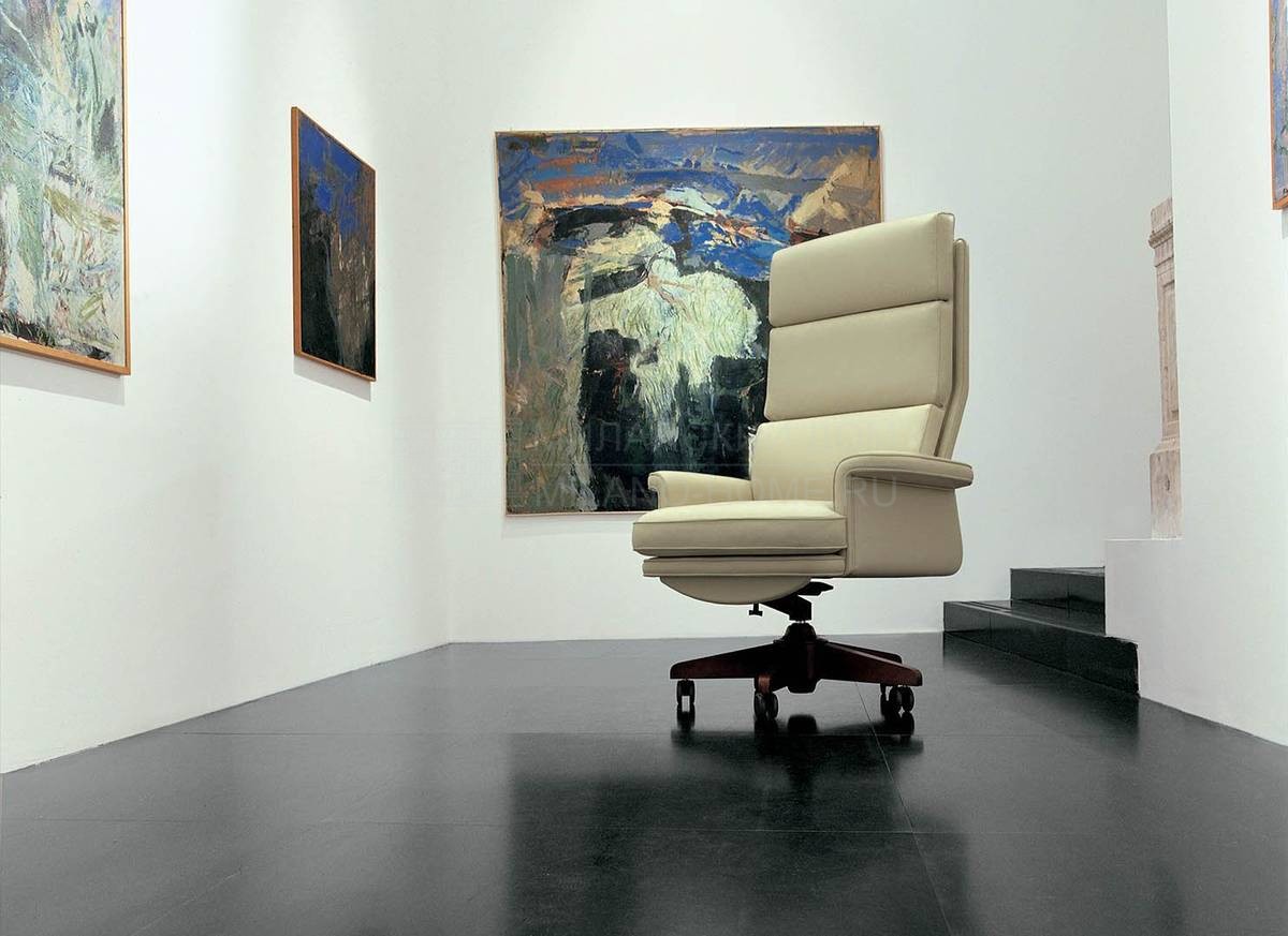 Кожаное кресло Congress armchair из Италии фабрики MASCHERONI