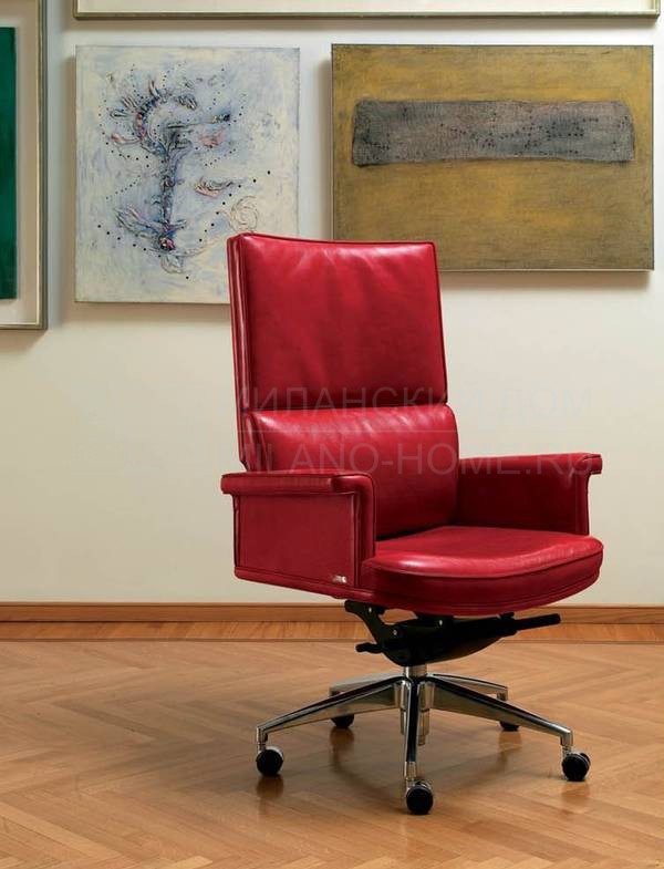 Кожаное кресло Cult armchair из Италии фабрики MASCHERONI