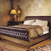 Кожаная кровать Italian & French art.H87