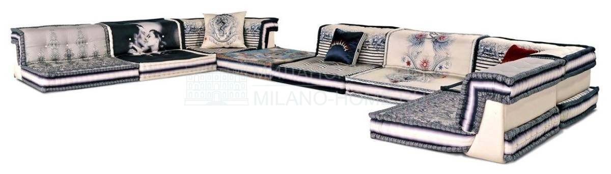 Угловой диван Mah jong composition couture jean paul gaultier из Франции фабрики ROCHE BOBOIS