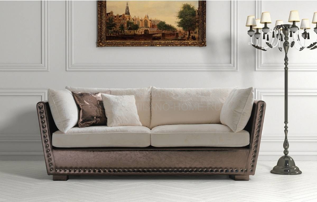 Прямой диван Caccia/sofa из Италии фабрики ASNAGHI / INEDITO