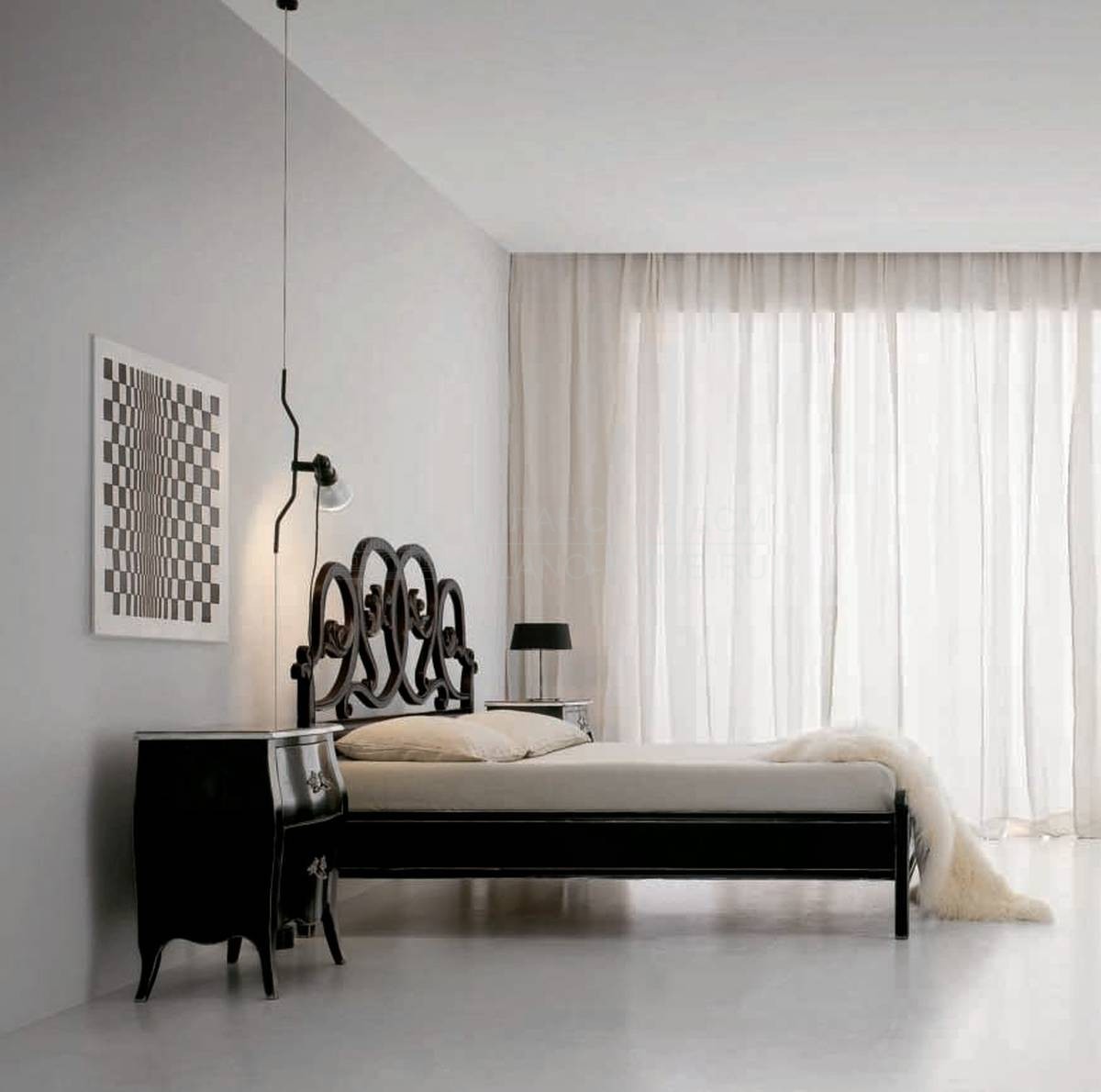 Кровать с мягким изголовьем Home & Glamour/PN.13.012 из Италии фабрики GIORGIO PIOTTO
