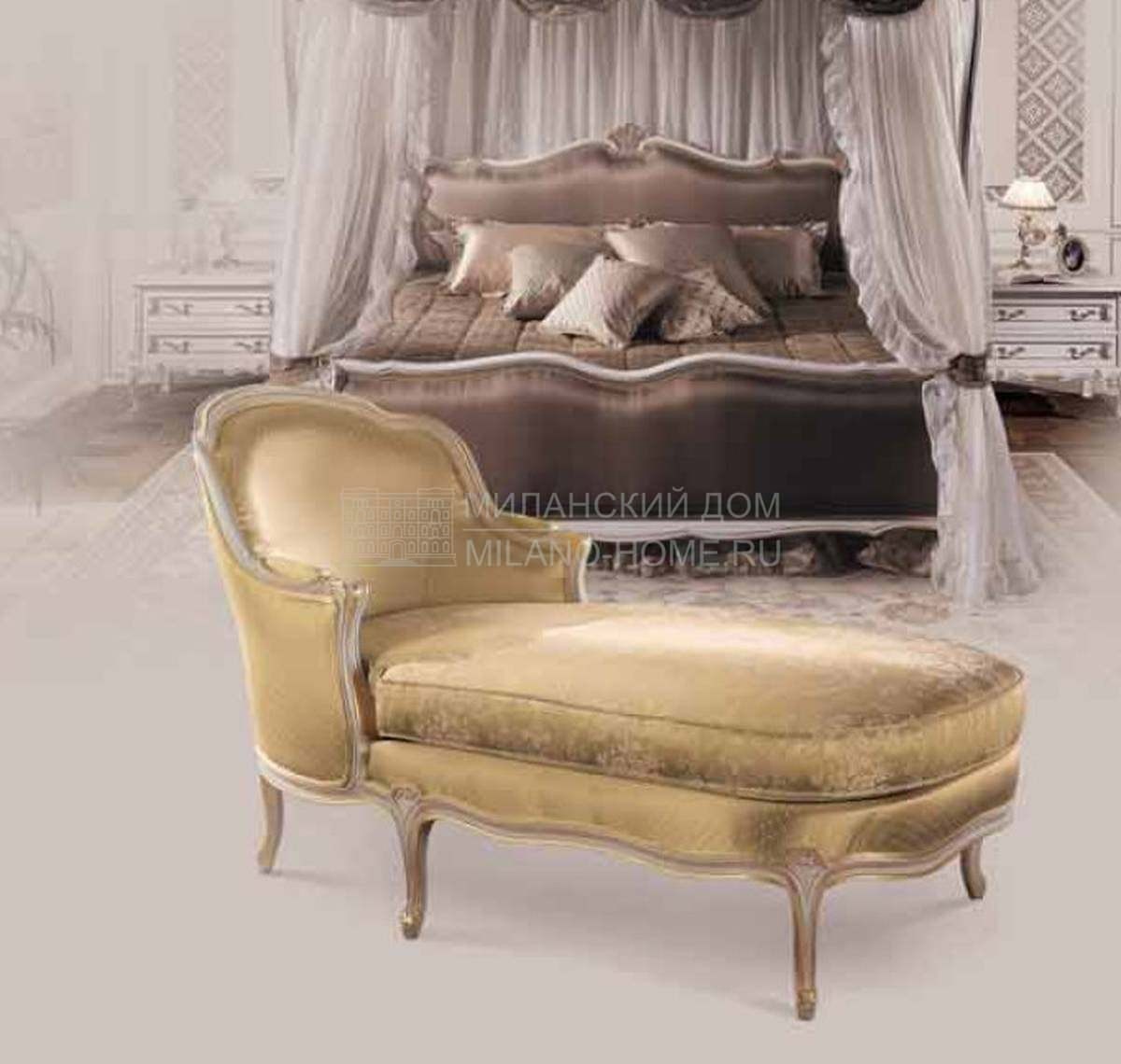 Оттоманки 1591/dormeuse из Италии фабрики ANGELO CAPPELLINI 