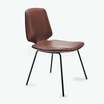 Полукресло Tilda chair black leather