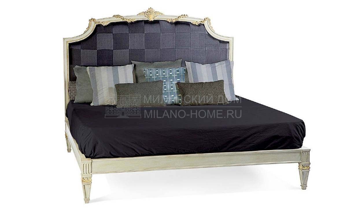 Кровать с мягким изголовьем art.8676 bed из Италии фабрики SALDA