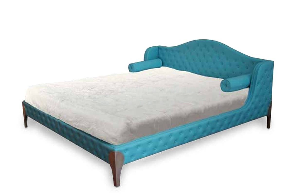 Кровать с мягким изголовьем Hope Blu Chic/bed из Италии фабрики MANTELLASSI