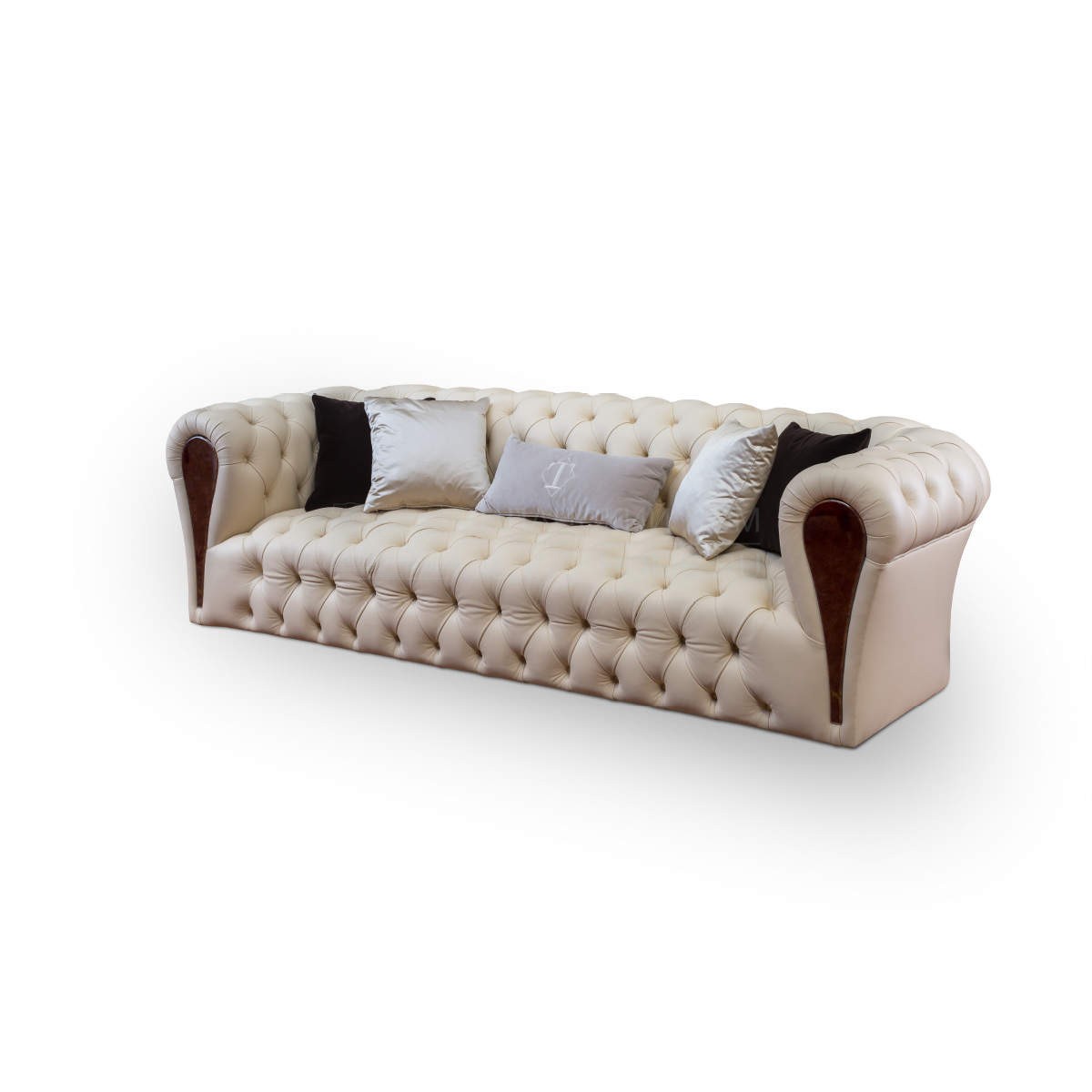 Прямой диван Mayfair sofa leather из Италии фабрики TURRI
