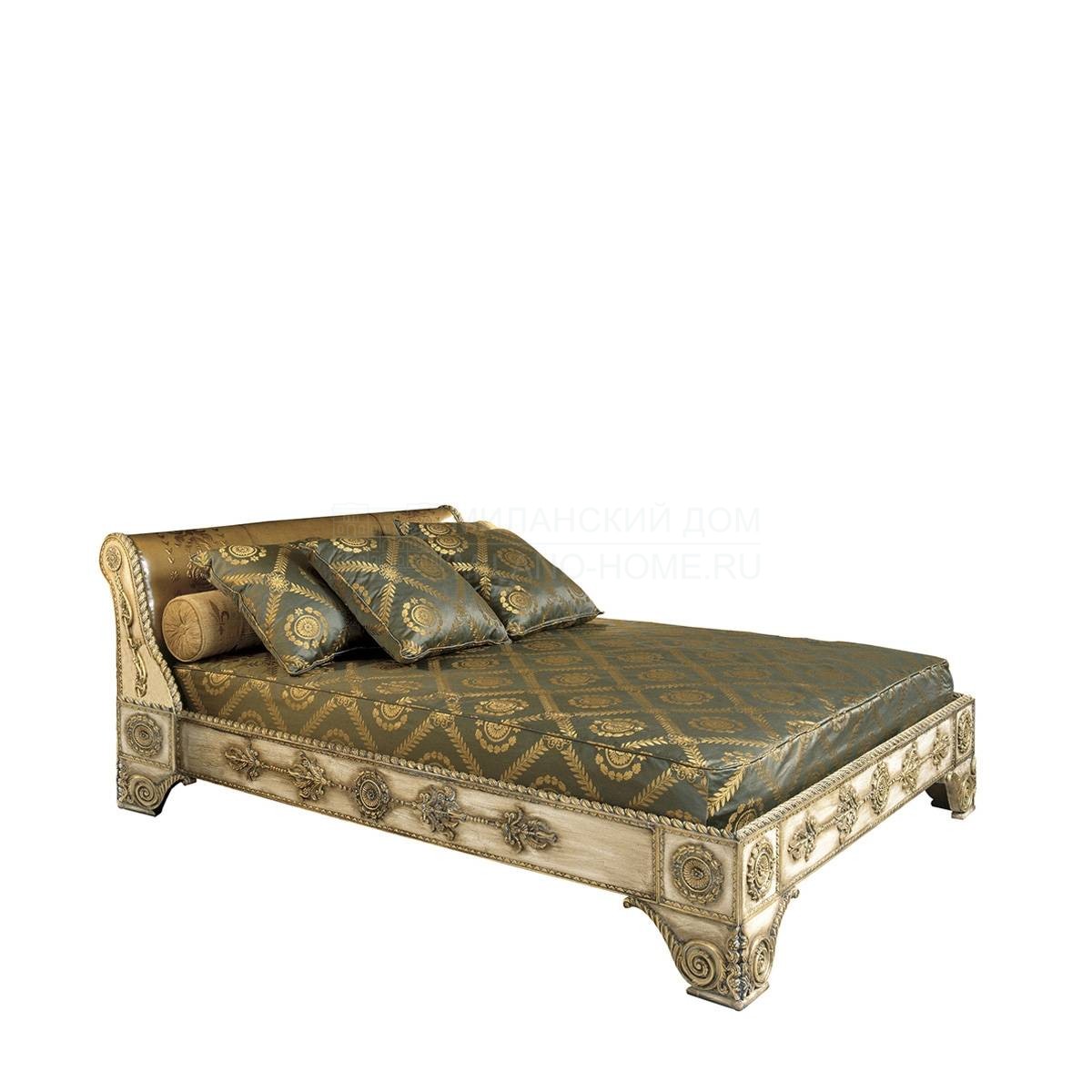 Кровать с деревянным изголовьем Torro /S3988/S3985 /S3989/S3994 из Испании фабрики COLECCION ALEXANDRA