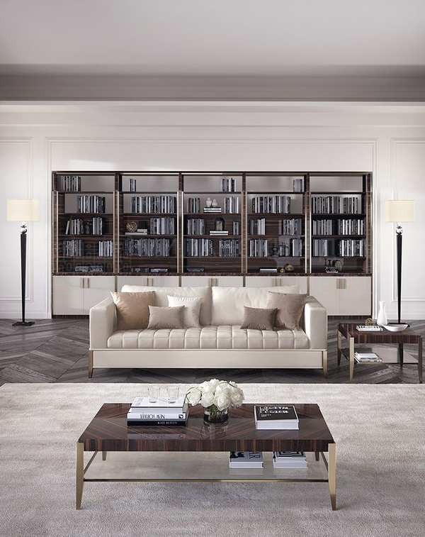 Прямой диван Oyster sofa из Италии фабрики CAPITAL Collection