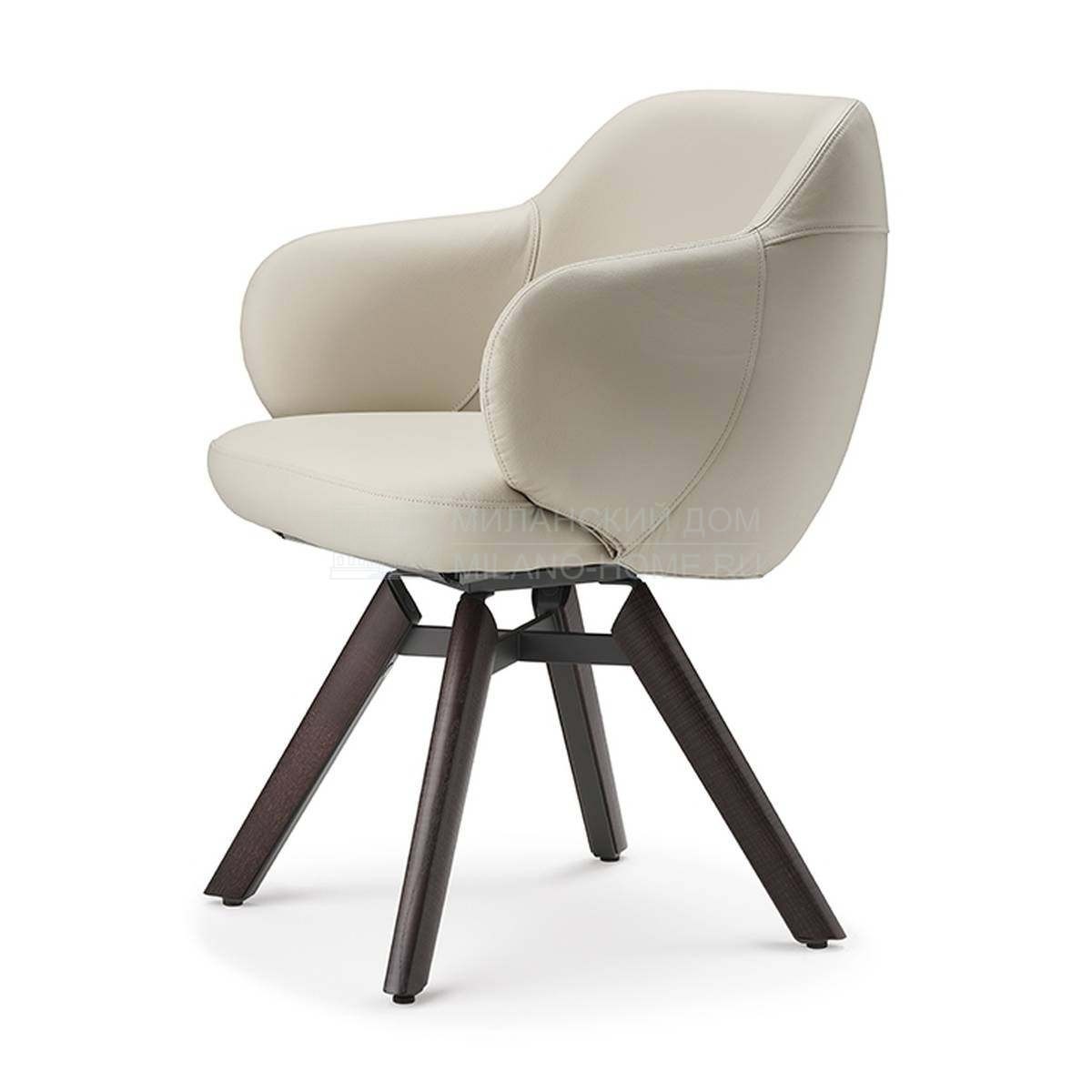 Кожаное кресло Bombe armchair из Италии фабрики CATTELAN ITALIA