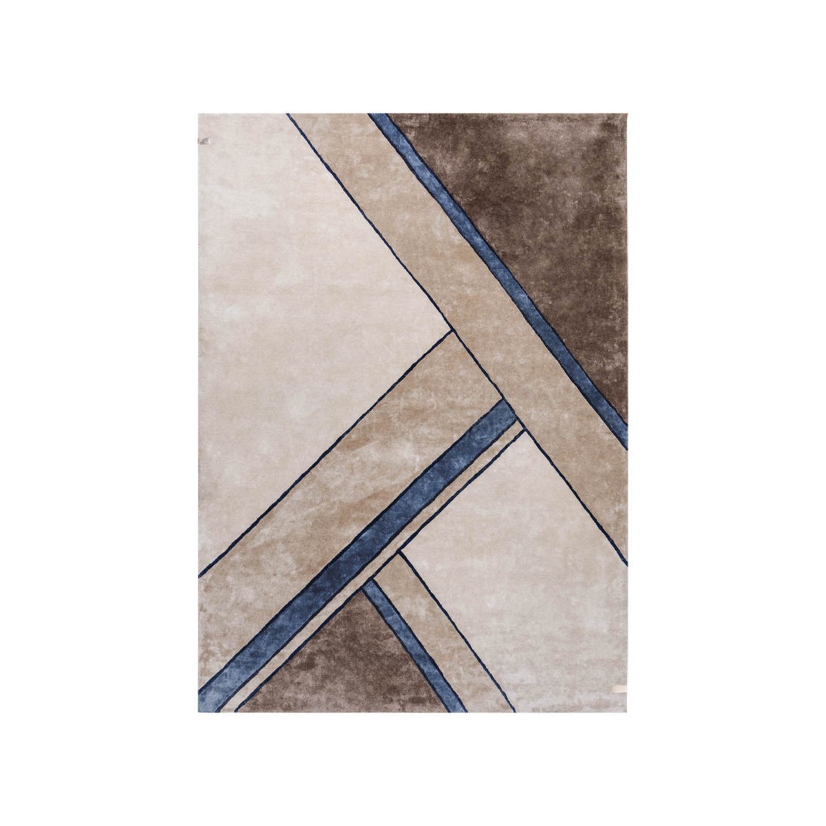 Ковер Madison blue striped carpet из Италии фабрики TURRI