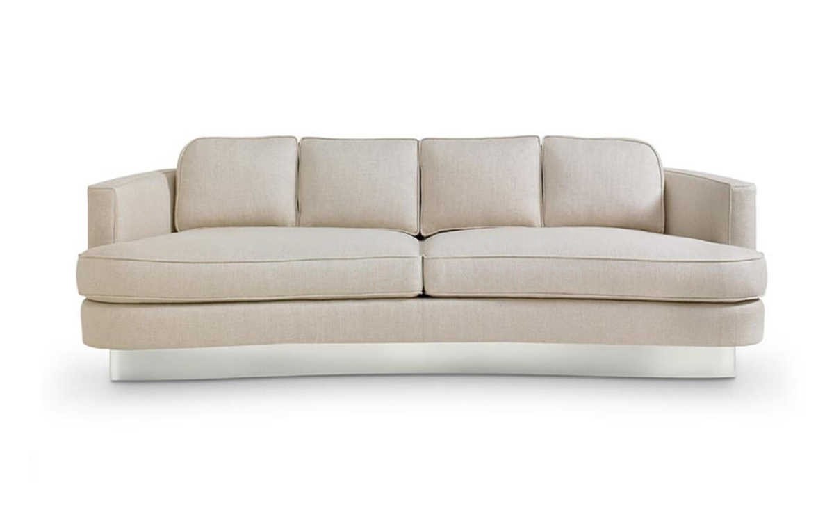 Прямой диван Cubist curve sofa / art. RL-12009 из США фабрики BOLIER