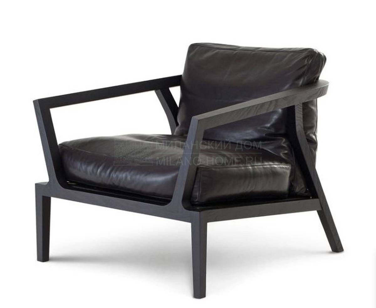 Кожаное кресло Echoes armchair из Франции фабрики ROCHE BOBOIS