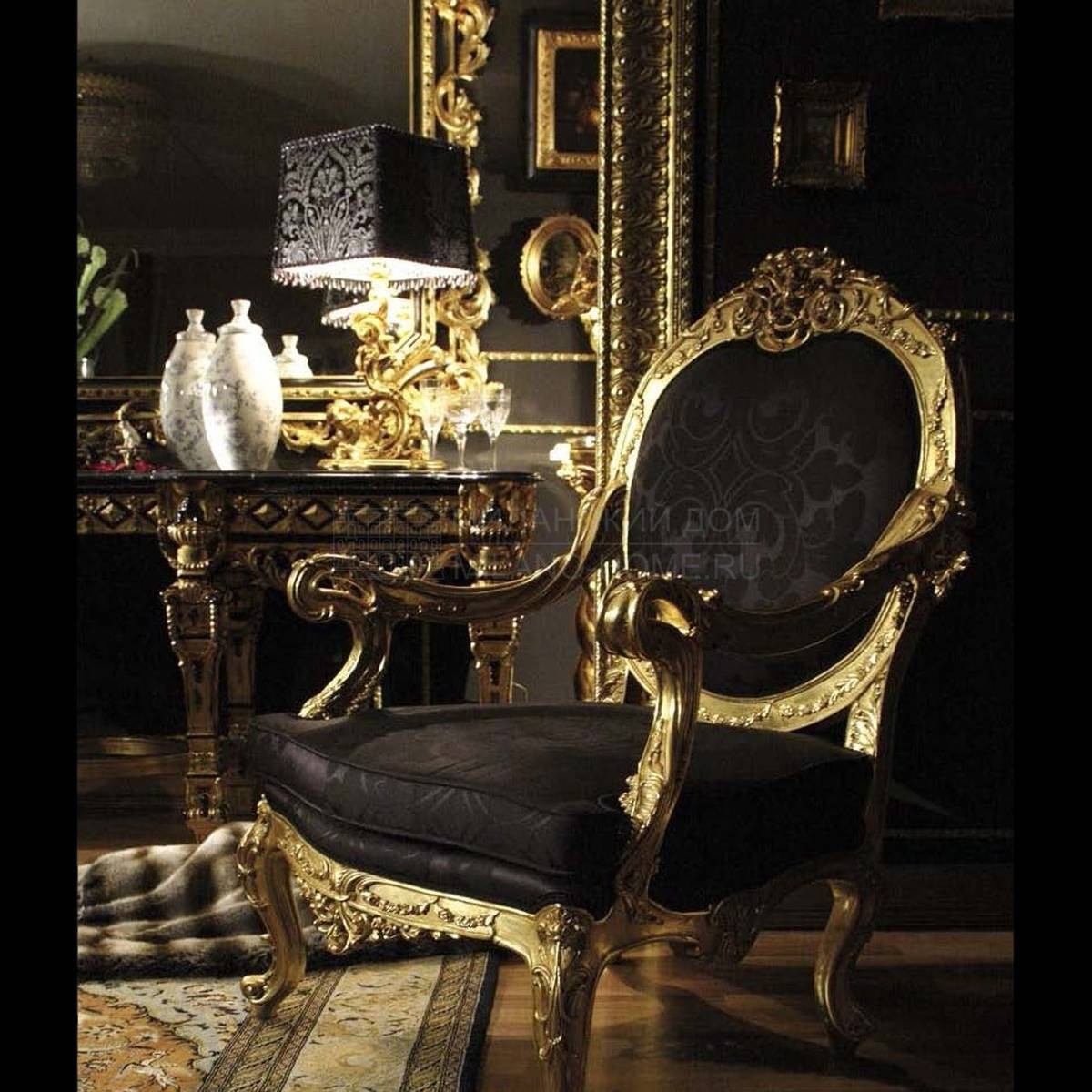 Кресло LC 2603 Cezanne/armchair из Италии фабрики ASNAGHI INTERIORS