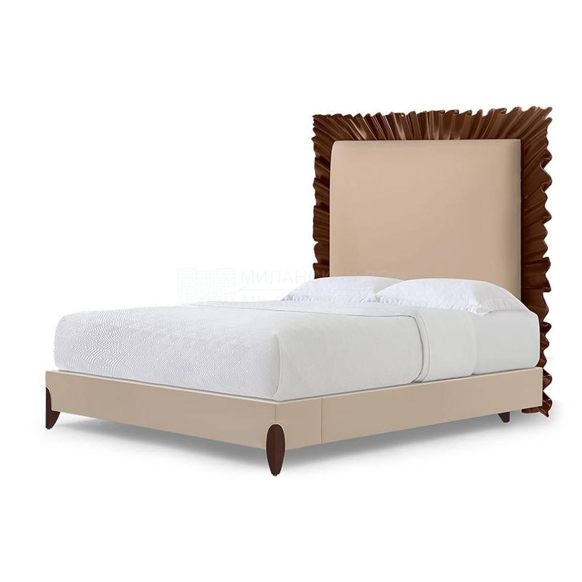 Кровать с мягким изголовьем Ruffle bed из США фабрики CHRISTOPHER GUY