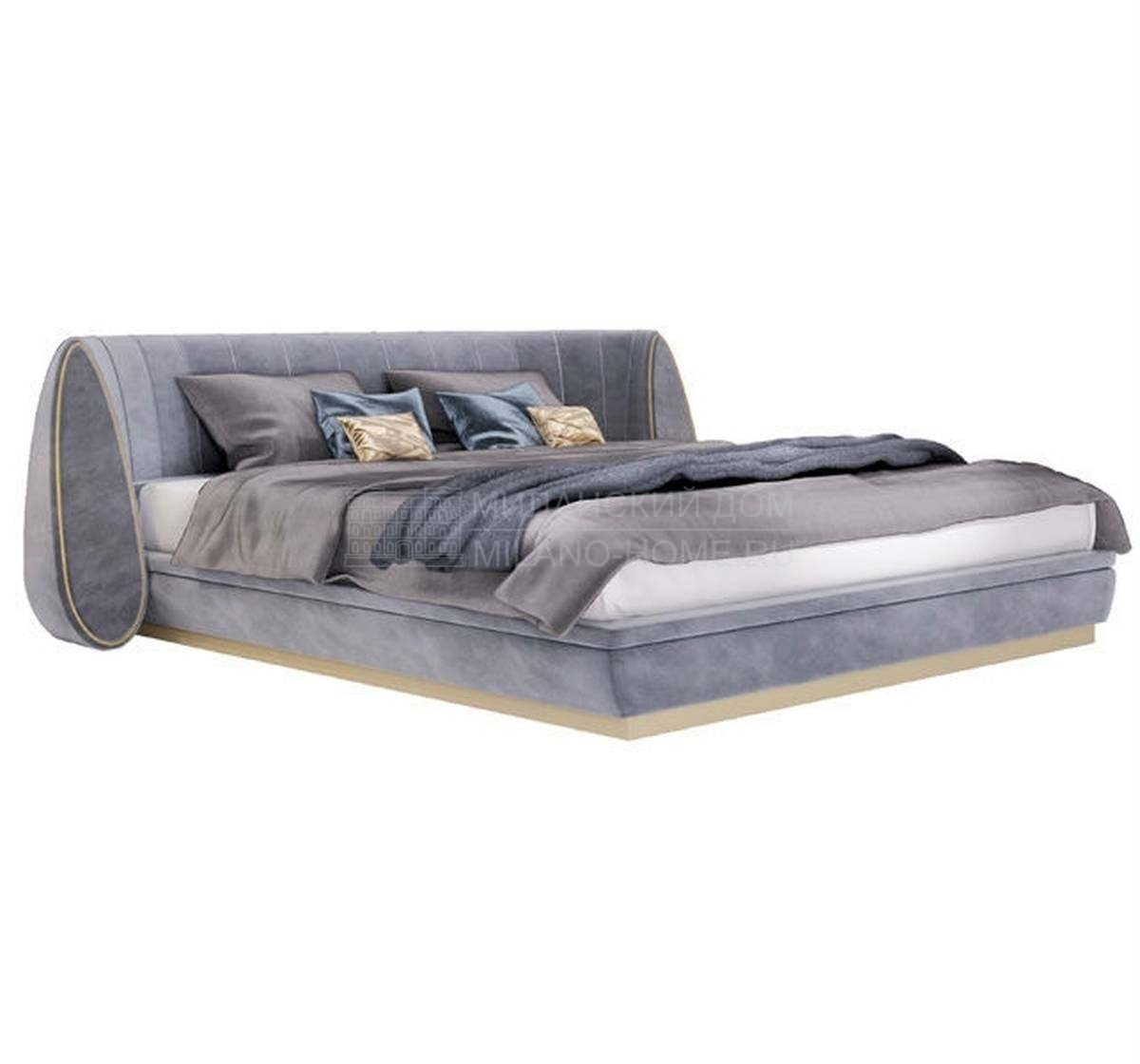 Кровать с мягким изголовьем Ulysse B 760 bed из Италии фабрики ELLEDUE