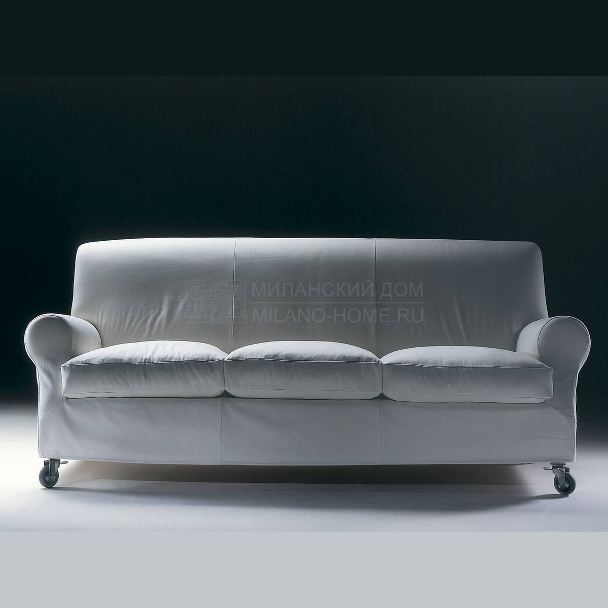 Прямой диван Nonnamaria /sofa из Италии фабрики FLEXFORM