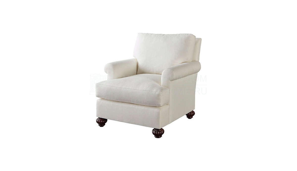 Кресло Bespoke armchair with weltless sock T arm / art.BABESP-C  из США фабрики BAKER