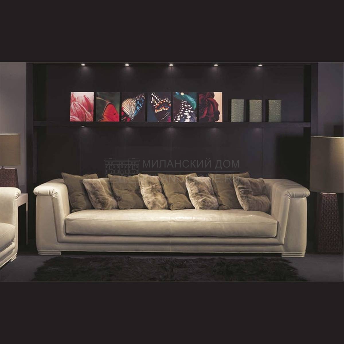 Прямой диван Dylan Sofa из Италии фабрики ULIVI