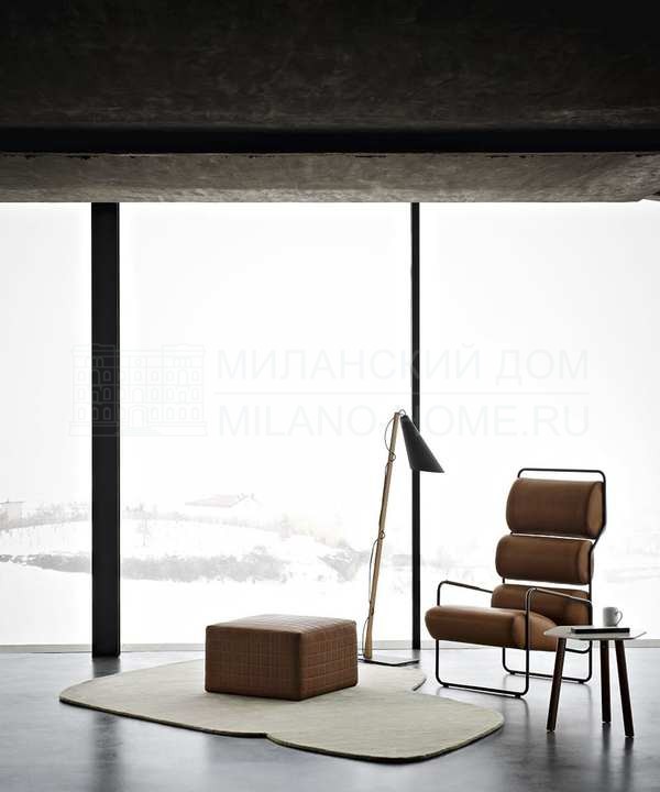 Лаунж кресло Sancarlo leather / art.OSAN62 из Италии фабрики TACCHINI